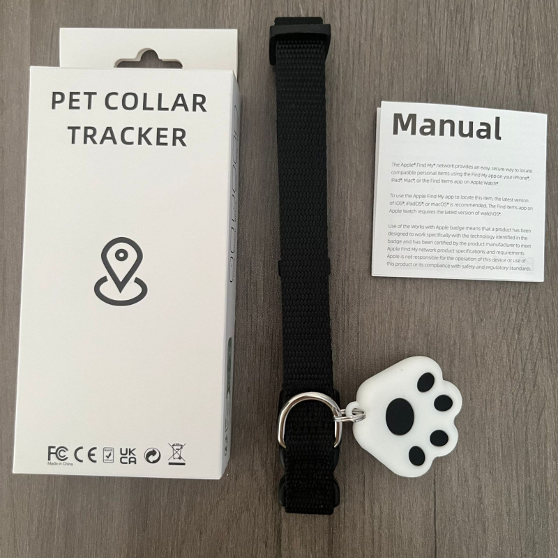 Θήκη σιλικόνης για κολάρο κατοικίδιου με εντοπιστή τύπου AirTag – μοντέλο ltemX Locator, Bluetooth 5.0, 220mAh, ABS+PC+σιλικόνη, βάρος 9,5 g