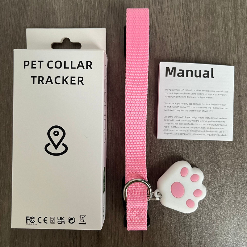 Θήκη σιλικόνης για κολάρο κατοικίδιου με εντοπιστή τύπου AirTag – μοντέλο ltemX Locator, Bluetooth 5.0, 220mAh, ABS+PC+σιλικόνη, βάρος 9,5 g