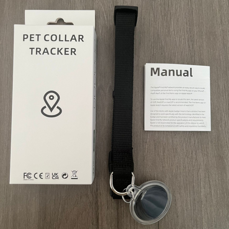 Θήκη σιλικόνης για κολάρο κατοικίδιου με εντοπιστή τύπου AirTag – μοντέλο ltemX Locator, Bluetooth 5.0, 220mAh, ABS+PC+σιλικόνη, βάρος 9,5 g