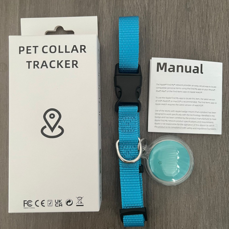 Θήκη σιλικόνης για κολάρο κατοικίδιου με εντοπιστή τύπου AirTag – μοντέλο ltemX Locator, Bluetooth 5.0, 220mAh, ABS+PC+σιλικόνη, βάρος 9,5 g