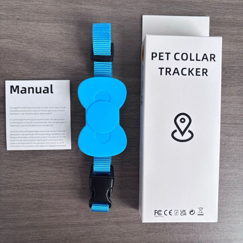 Θήκη σιλικόνης για κολάρο κατοικίδιου με εντοπιστή τύπου AirTag – μοντέλο ltemX Locator, Bluetooth 5.0, 220mAh, ABS+PC+σιλικόνη, βάρος 9,5 g