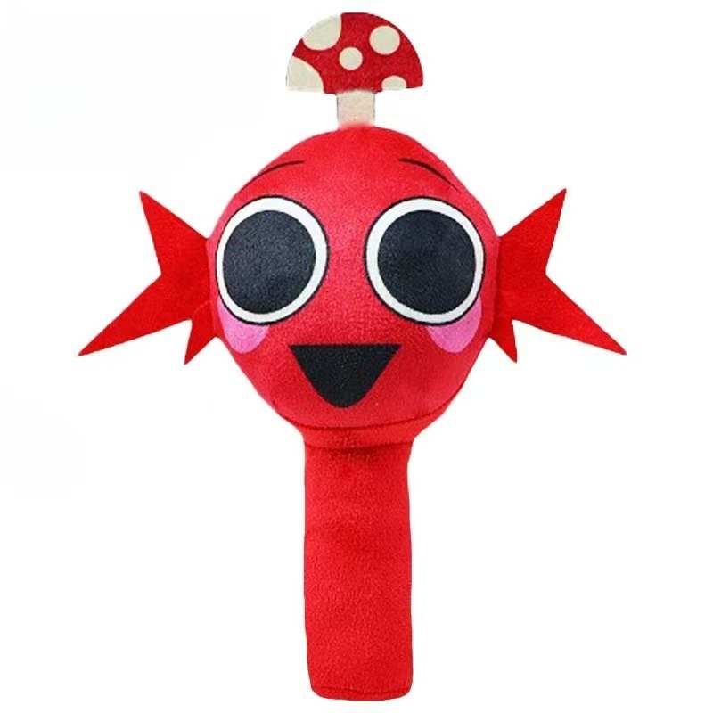 Plüss figura babával, rajzfilmszerű alak, PP pamut töltet, ultra puha rövid plüss, testreszabható a rajzok szerint