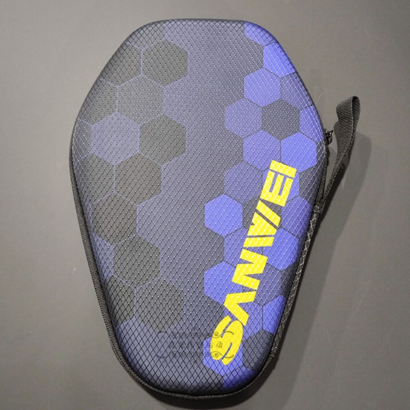 3D tvrda torbica za reket stolnog tenisa, pravokutni tvrdi kućište, pogodna za stolni tenis i badminton, materijal Oxford, brend Three-dimensional sanwei