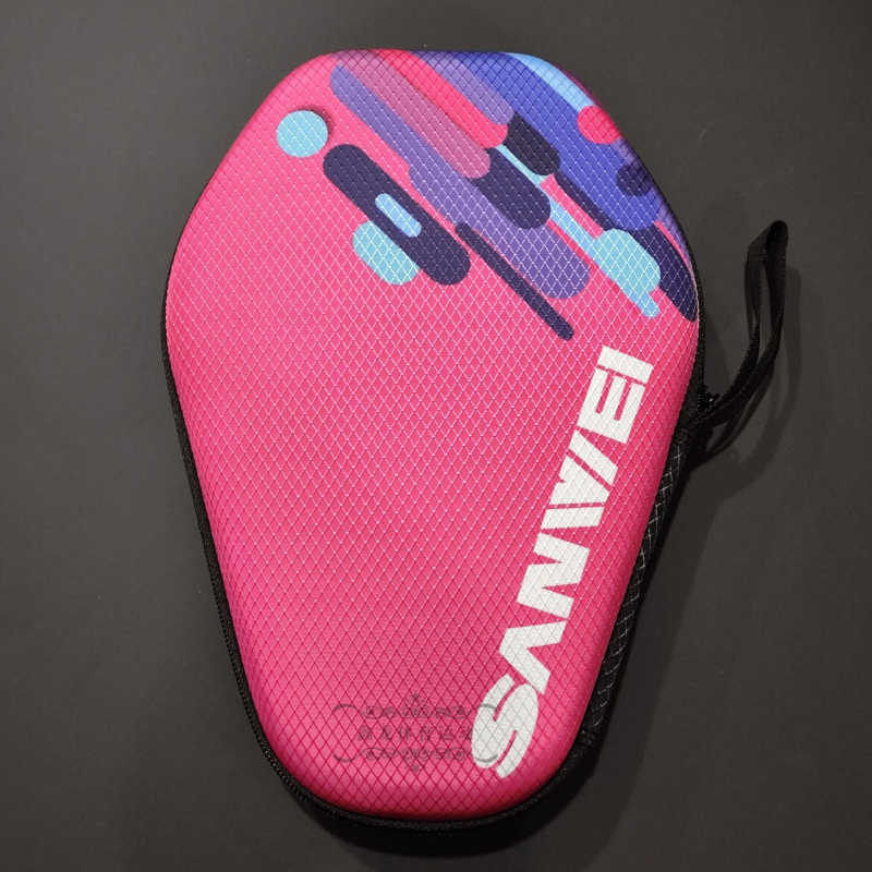 3D tvrda torbica za reket stolnog tenisa, pravokutni tvrdi kućište, pogodna za stolni tenis i badminton, materijal Oxford, brend Three-dimensional sanwei