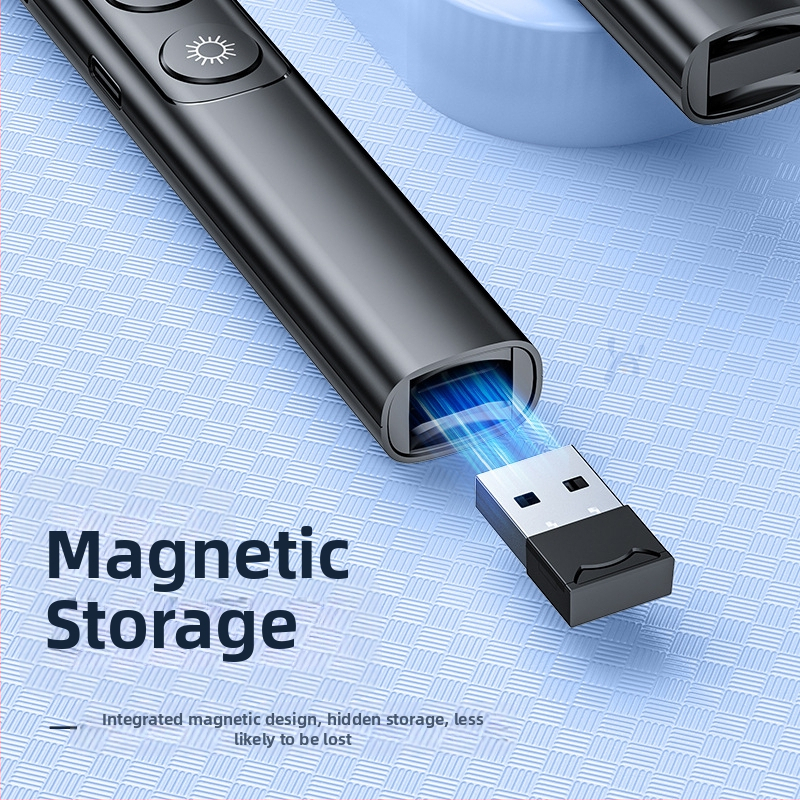 Xinlin PPT писалка за превъртане на страници с лазерен указател, зареждаща, ABS корпус, универсална съвместимост, лого отпечатано