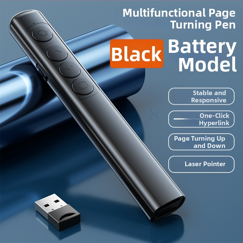 Xinlin PPT писалка за превъртане на страници с лазерен указател, зареждаща, ABS корпус, универсална съвместимост, лого отпечатано