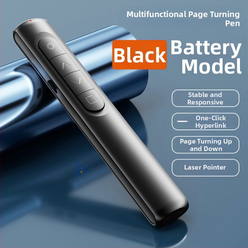 Xinlin PPT писалка за превъртане на страници с лазерен указател, зареждаща, ABS корпус, универсална съвместимост, лого отпечатано
