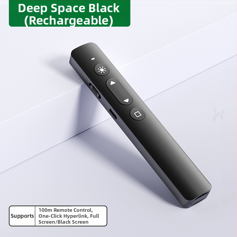 Xinlin PPT писалка за превъртане на страници с лазерен указател, зареждаща, ABS корпус, универсална съвместимост, лого отпечатано