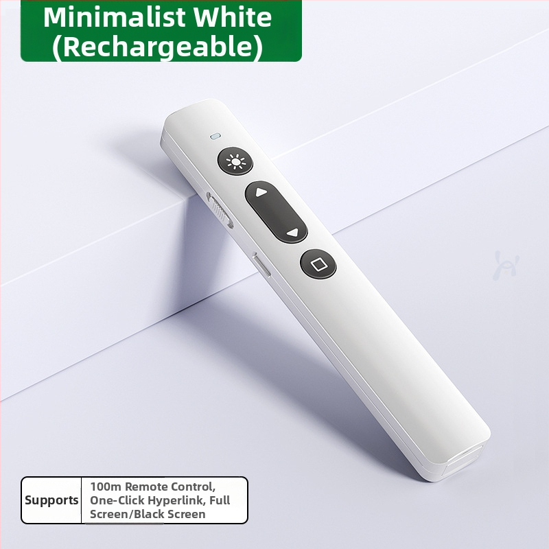 Xinlin PPT писалка за превъртане на страници с лазерен указател, зареждаща, ABS корпус, универсална съвместимост, лого отпечатано