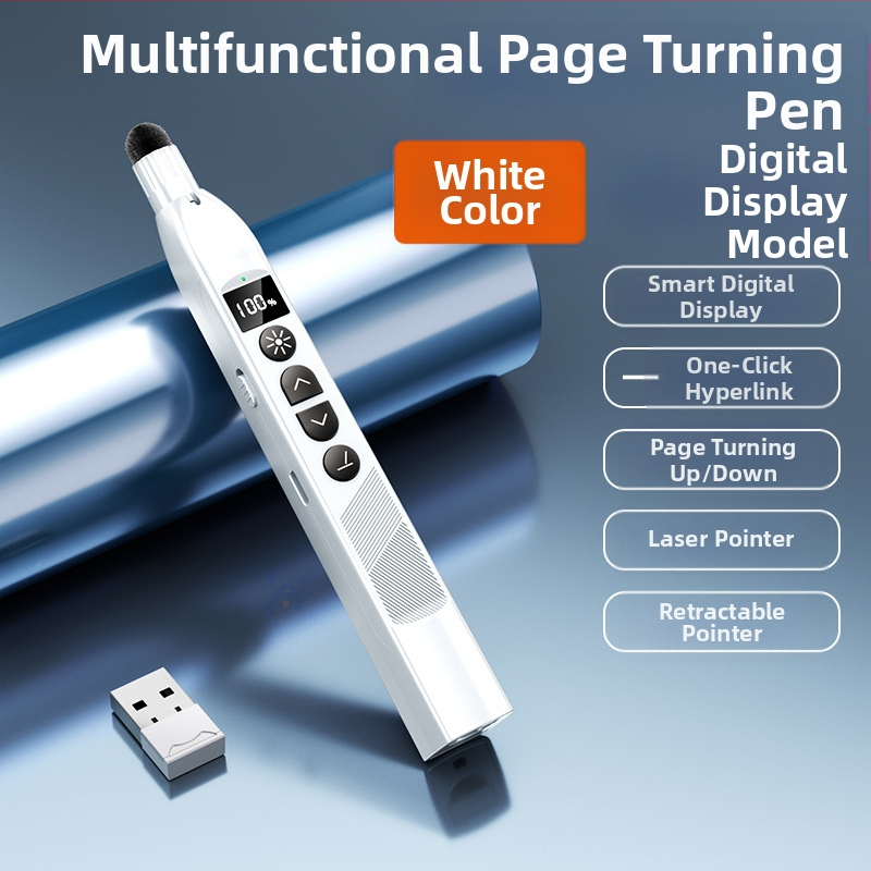 Xinlin PPT писалка за превъртане на страници с лазерен указател, зареждаща, ABS корпус, универсална съвместимост, лого отпечатано