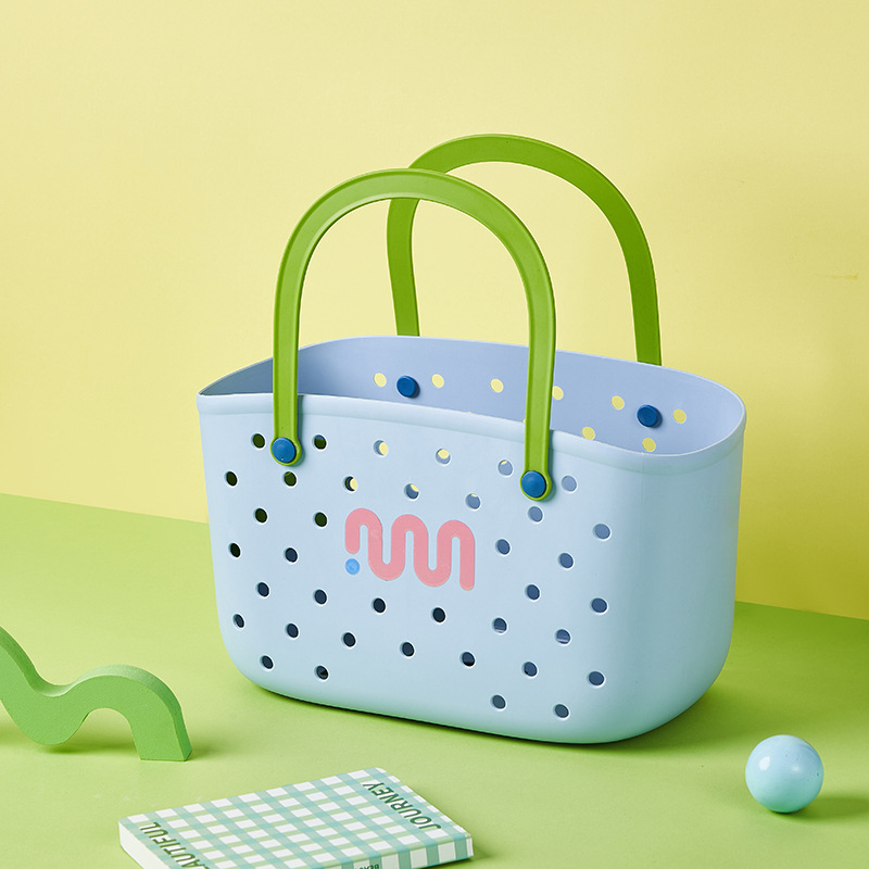 Dopamine kézi kosár - Sokoldalú PP bevásárlókosár, Modell Dopamine Hand Basket, Modern egyszerű stílus