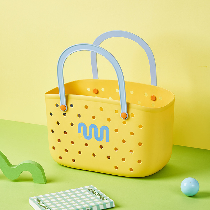 Dopamine kézi kosár - Sokoldalú PP bevásárlókosár, Modell Dopamine Hand Basket, Modern egyszerű stílus