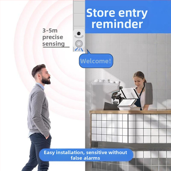 Μοντέλο C-30: Κουδούνι εισόδου με αισθητήρα, φωνητική υπενθύμιση και συναγερμό εισόδου