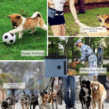 Τσαντάκι λιχουδιών εκπαίδευσης κατοικίδιων, από Oxford ύφασμα, χωρητικότητα 500 g, μεσαία μαλακή υφή