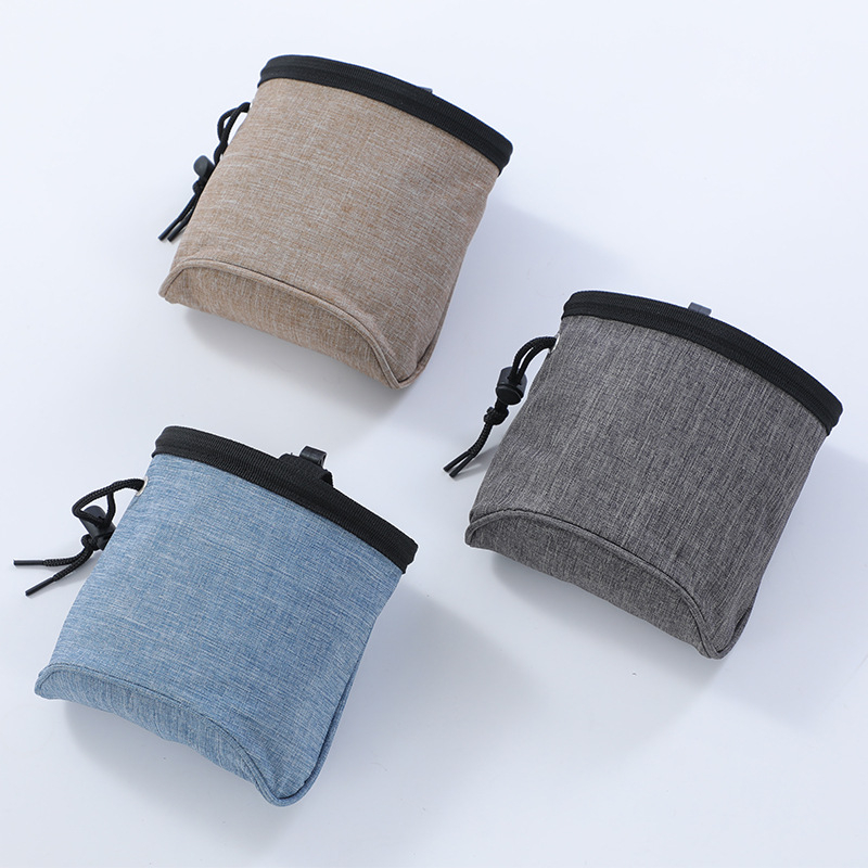 Kutyák kiképzésére szolgáló jutalomfalatás táska, Oxford anyagból, 500 g kapacitás, közepesen puha textúra