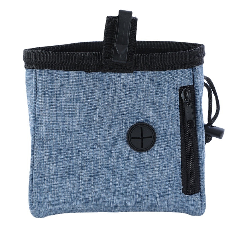 Kutyák kiképzésére szolgáló jutalomfalatás táska, Oxford anyagból, 500 g kapacitás, közepesen puha textúra