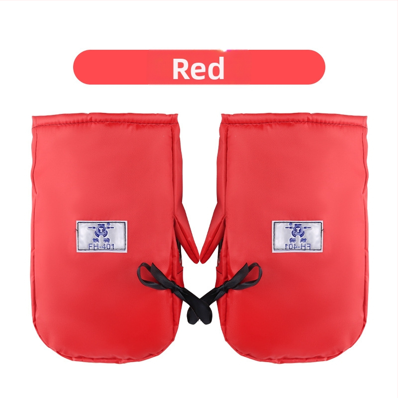 Naidun bao Zimné rukavice na riadidlá pre elektrické vozidlá, nepremokavé a teplé