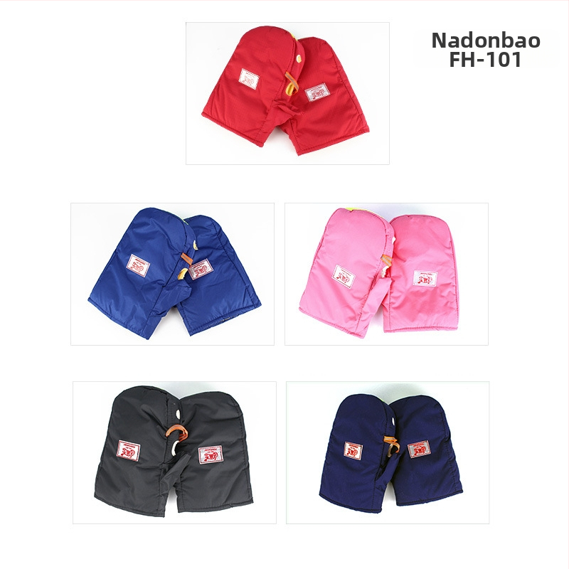 Naidun bao Zimné rukavice na riadidlá pre elektrické vozidlá, nepremokavé a teplé