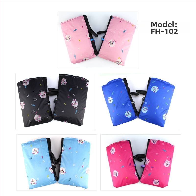 Naidun bao Zimné rukavice na riadidlá pre elektrické vozidlá, nepremokavé a teplé