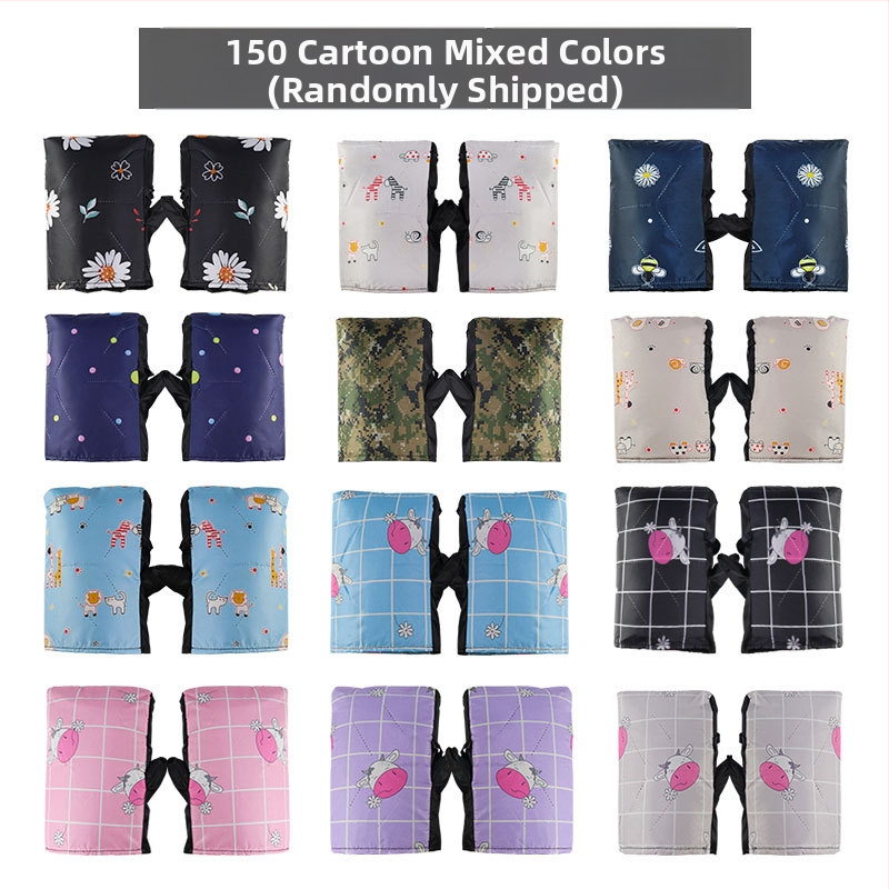 Naidun bao Zimné rukavice na riadidlá pre elektrické vozidlá, nepremokavé a teplé