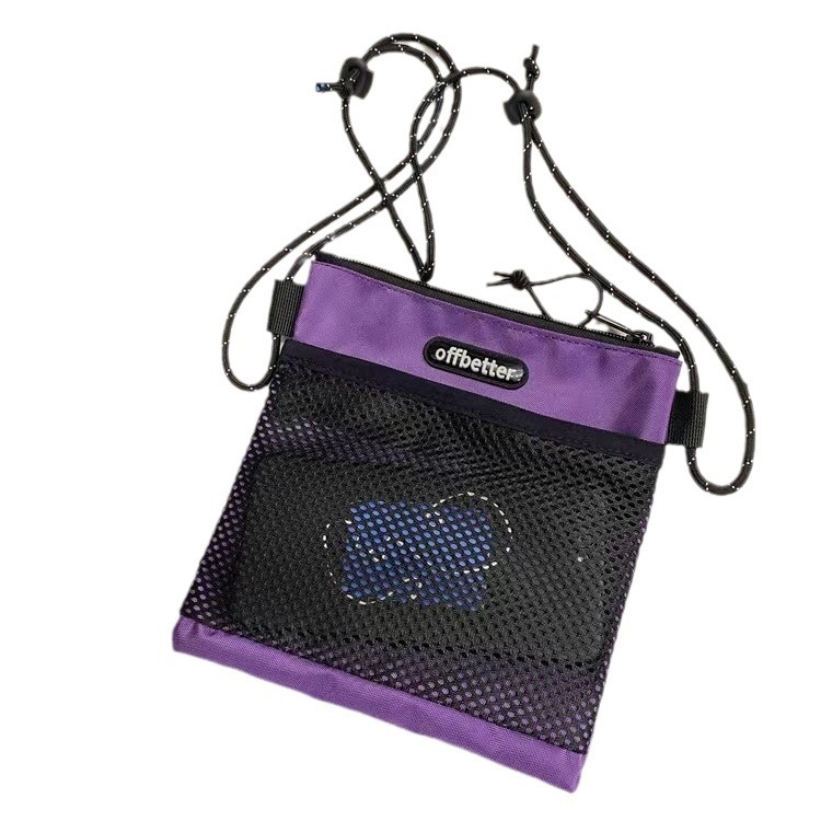 Προσαρμοζόμενη πολυεστερική διάφανη τσάντα παραλίας με ρυθμιζόμενη crossbody ζώνη – ελαφριά Tote, Εκτύπωση: Heat Transfer, Embroidery, Silkscreen, Offset