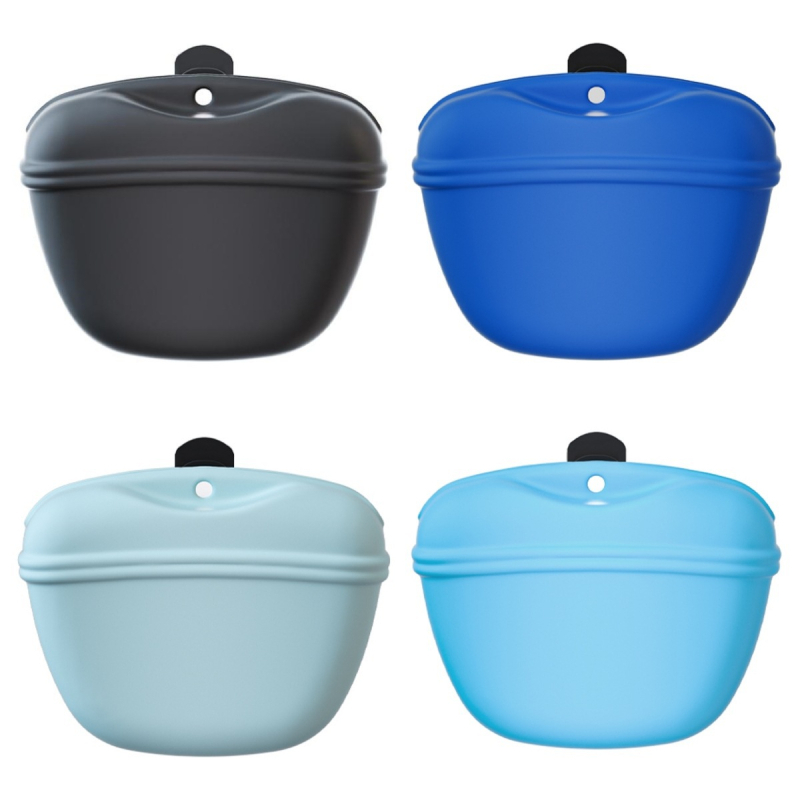 Silikonska torbica za poslastice za obuku psa, prijenosna pojasna torbica za vanjske aktivnosti