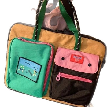 Чанта за лаптоп – ултралека, Oxford плат, пейзажен принт, полиестерна подплата, унисекс