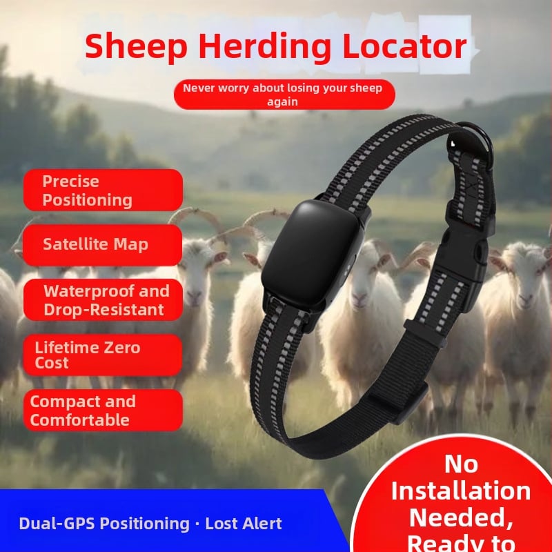 Beidou GPS тракер за крави и овце – дистанционно проследяване, защита срещу кражба, точност на позициониране 1 m, Nanwu марка