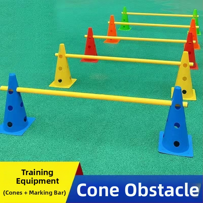 Treniruotė pagalbinės priemonės – futbolo kliūčių komplektas (Be pritaikymo; Prekės ženklas: Kita; Kategorija: Treniruotė pagalbinės priemonės; Taikomas sportas: Futbolas)