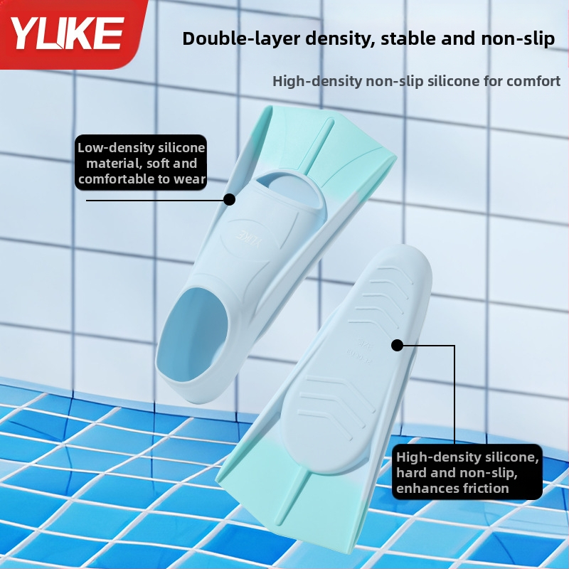 Suaugusiųjų silikoniniai plaukimo plūdeliai Yuke – laisvo plaukimo ir krūtinės plaukimo treniruotėms, be pritaikymo