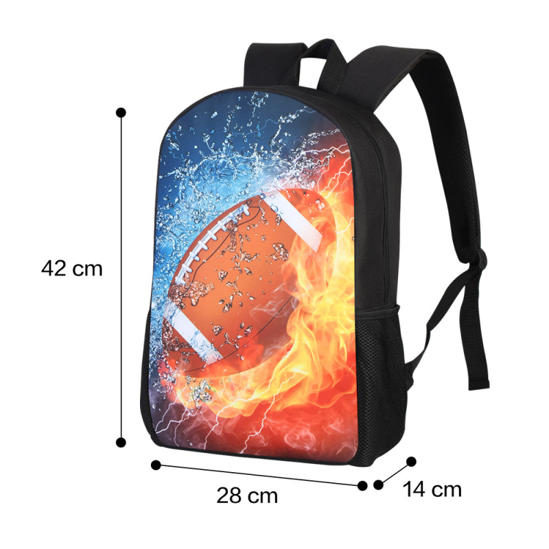 Училищна раница с 3D принт на паяк, ултралека полиестерна раница за училище, презрамки с въздушна подложка, намаляване на натоварването, подходяща за първи–втори клас