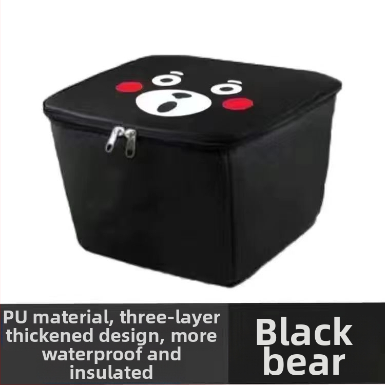 Priekinis krepšys elektriniam dviračiui, poliesterio pluoštas, su įdėklu, Jia Ning