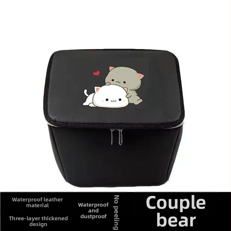 Priekinis krepšys elektriniam dviračiui, poliesterio pluoštas, su įdėklu, Jia Ning