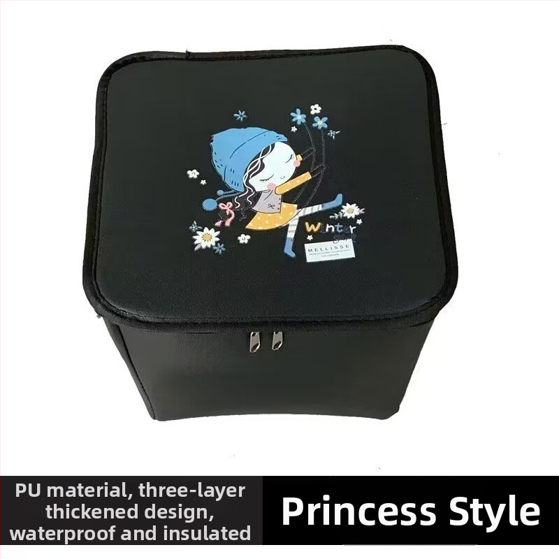 Priekinis krepšys elektriniam dviračiui, poliesterio pluoštas, su įdėklu, Jia Ning