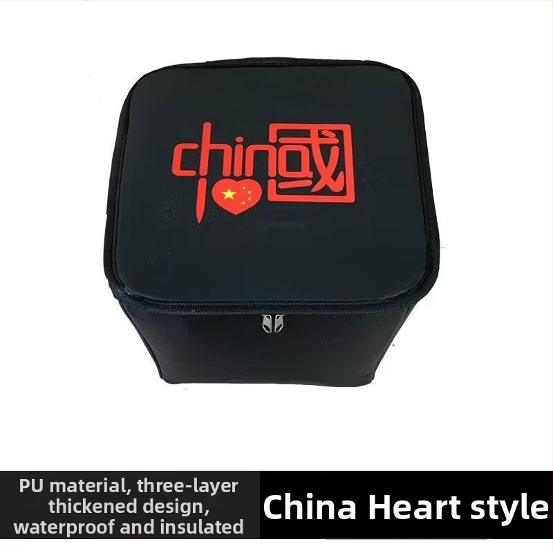 Priekinis krepšys elektriniam dviračiui, poliesterio pluoštas, su įdėklu, Jia Ning