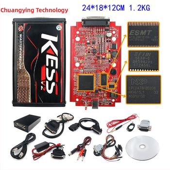 Automobiļu defektu diagnostikas instruments, KESS V2 KTAG, 12V, darbības diapazons -50°C līdz 60°C