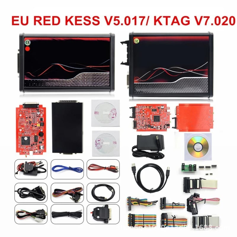 Όργανο διάγνωσης βλαβών αυτοκινήτων, KESS V2 KTAG, 12V, -50°C έως 60°C εύρος λειτουργίας