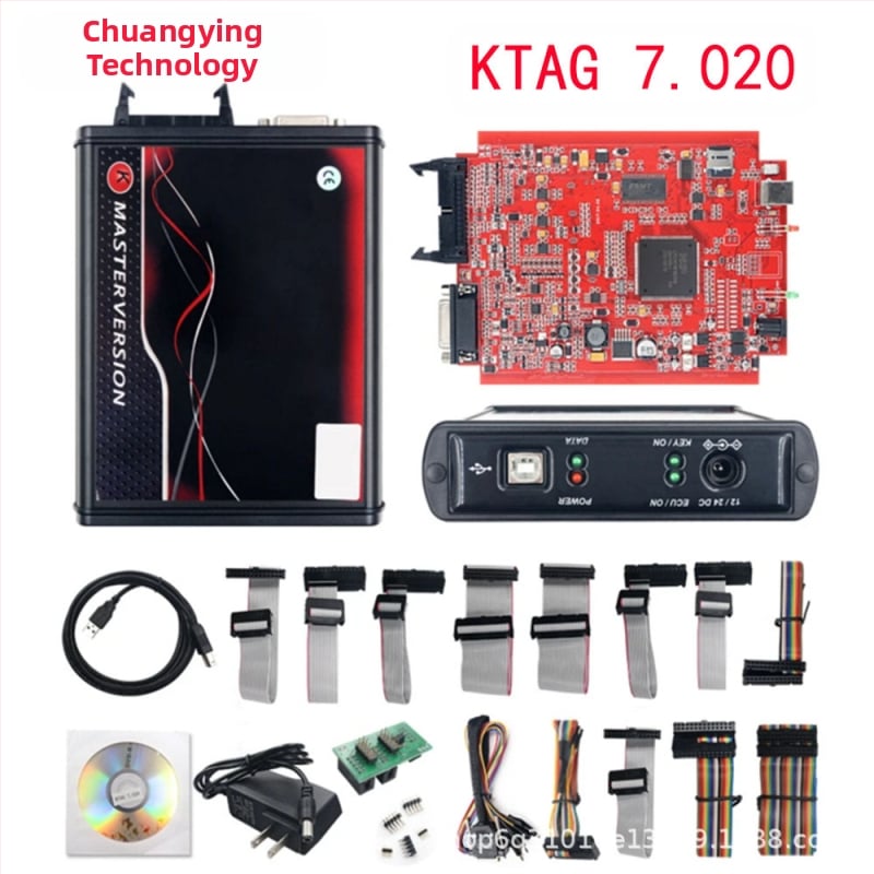 Automobiļu defektu diagnostikas instruments, KESS V2 KTAG, 12V, darbības diapazons -50°C līdz 60°C