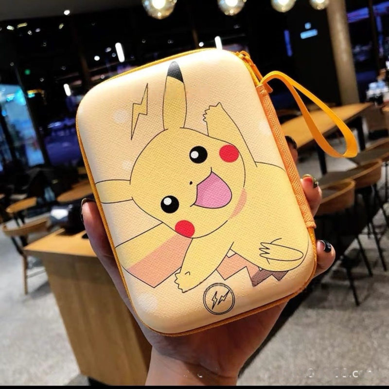 Adatkábel és töltő tároló táska, kézitáska-stílusú EVA tok, többfunkciós, modell s28618-B