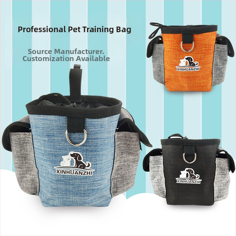 Šunų mokymo krepšys – Oxford medžiaga, 2 L talpa, vidutinio kietumo, skirtas šuns maistui ir kitų daiktų pervežimui