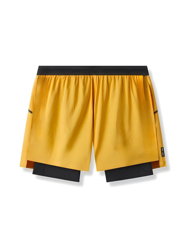 Ανδρικά σορτς γυμναστικής – γρήγορο στέγνωμα, διαπνοή, με επένδυση, μεσαία μέση, πολυεστέρας 95%