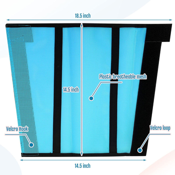 Προστατευτικό κάλυμμα ποδιού αλόγου με δίχτυ κατά των κουνουπιών, μάρκα Xuan Rui, υλικό Quality Teslin δίχτυ, 50 σετ ανά κουτί, ιδιωτική ετικέτα διατίθεται