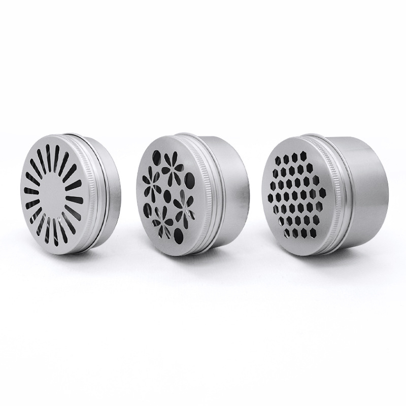 Aliuminė apvali srieginė laikymo dėžutė, 60 g talpa; offset spausdinimas; apvali forma; modelis 6825 sriegis; 12 vnt./setas