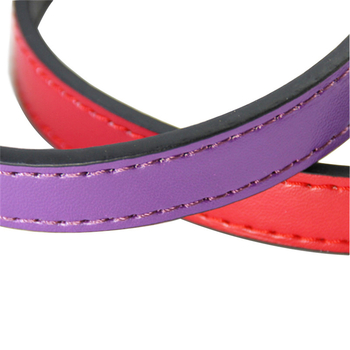 Κολάρο σκύλου από PU δέρμα, καρτούν στυλ, διαμαντένιο κούμπωμα, έτοιμο προς χρήση