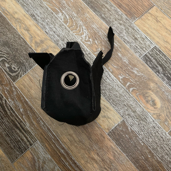 Apsauginis audinio krepšelis 4 ląstelių 18650 akumuliatorių komplektui su perėjimo anga, skirta dviračio žibintui