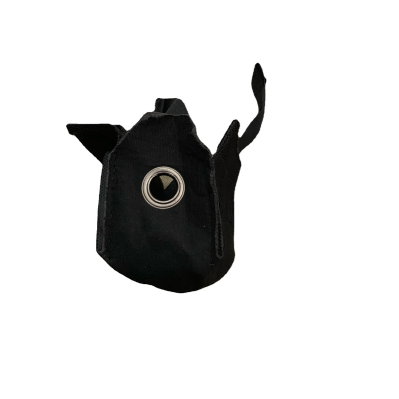 Apsauginis audinio krepšelis 4 ląstelių 18650 akumuliatorių komplektui su perėjimo anga, skirta dviračio žibintui