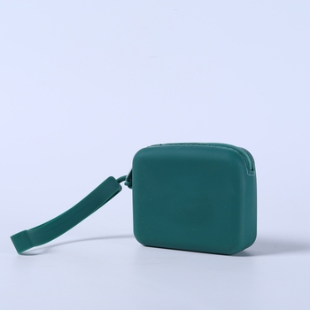 Σιλικονούχος σάκος αποθήκευσης για ακουστικά, είδη και κλειδιά — τετράγωνο σχήμα, πολυλειτουργικός, για οικιακή και ταξιδιωτική αποθήκευση