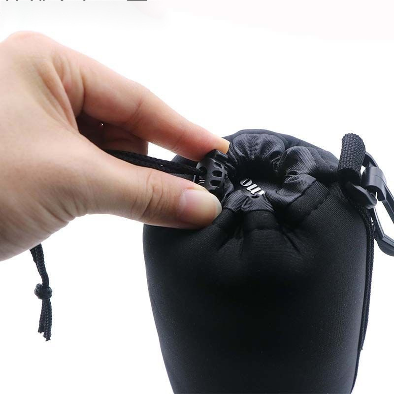 DSLR objektīva soma — ūdensizturīga, triecienizturīga, aizsargsegums objektīva caurulei, uzglabāšanas soma