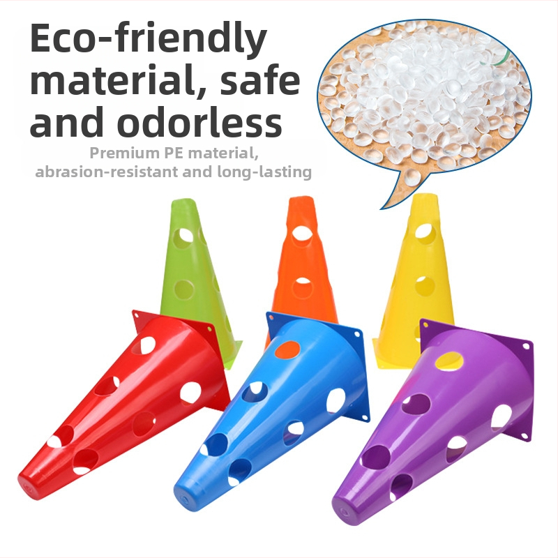 Футболни тренировъчни конуси и препятствия – PE материал, марка Yuke, обучителни пособия