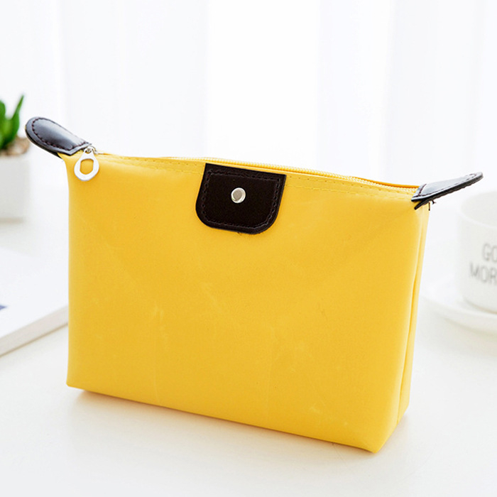 PU козметична торба тип tote, за ежедневна употреба, със сгъваем дизайн за съхранение, Пролет 2023